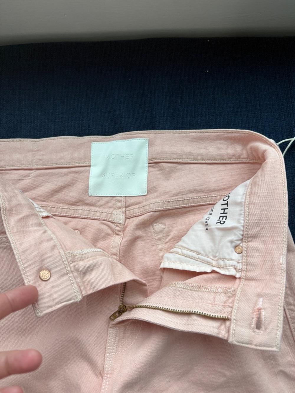 NWT Mother superior peach colored jean, cute for spring! - Picture 4 of 8